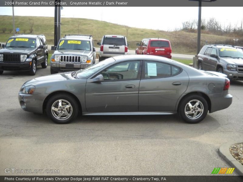 Greystone Metallic / Dark Pewter 2004 Pontiac Grand Prix GT Sedan