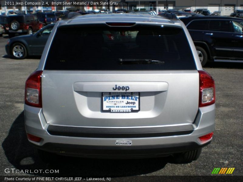 Bright Silver Metallic / Dark Slate Gray 2011 Jeep Compass 2.4