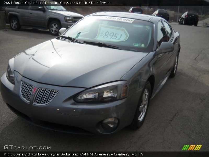 Greystone Metallic / Dark Pewter 2004 Pontiac Grand Prix GT Sedan