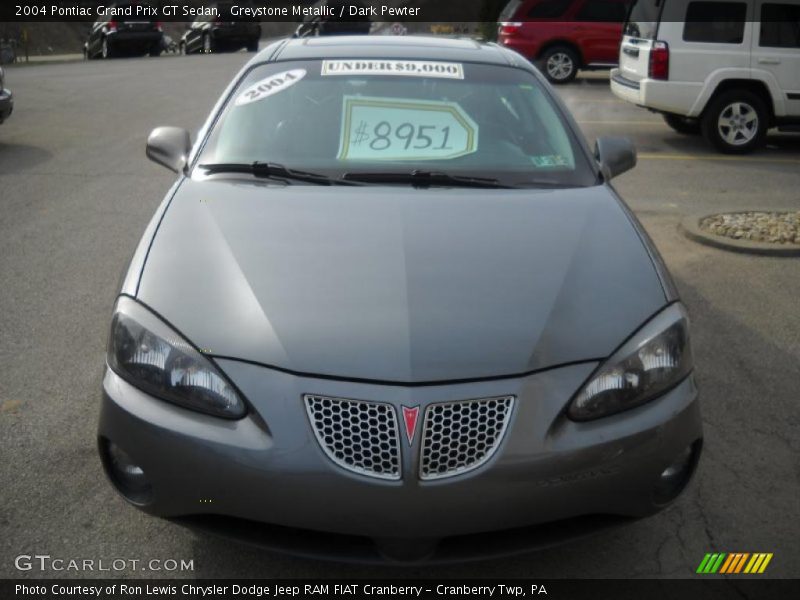 Greystone Metallic / Dark Pewter 2004 Pontiac Grand Prix GT Sedan