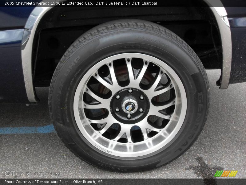 Dark Blue Metallic / Dark Charcoal 2005 Chevrolet Silverado 1500 LS Extended Cab