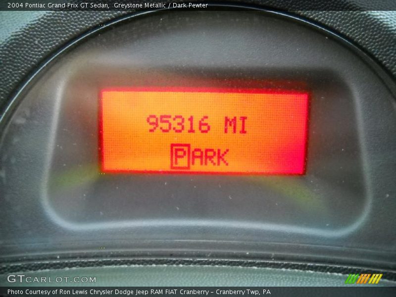 Greystone Metallic / Dark Pewter 2004 Pontiac Grand Prix GT Sedan
