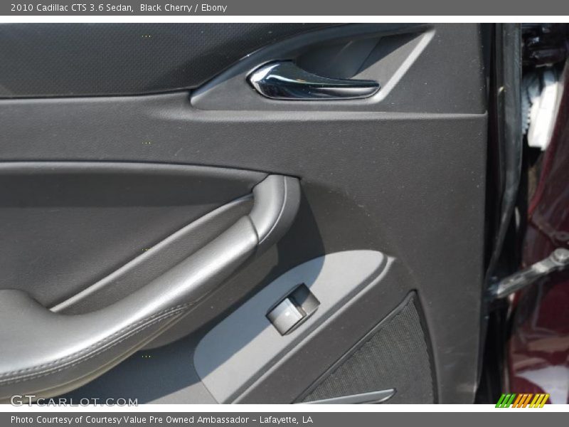 Black Cherry / Ebony 2010 Cadillac CTS 3.6 Sedan