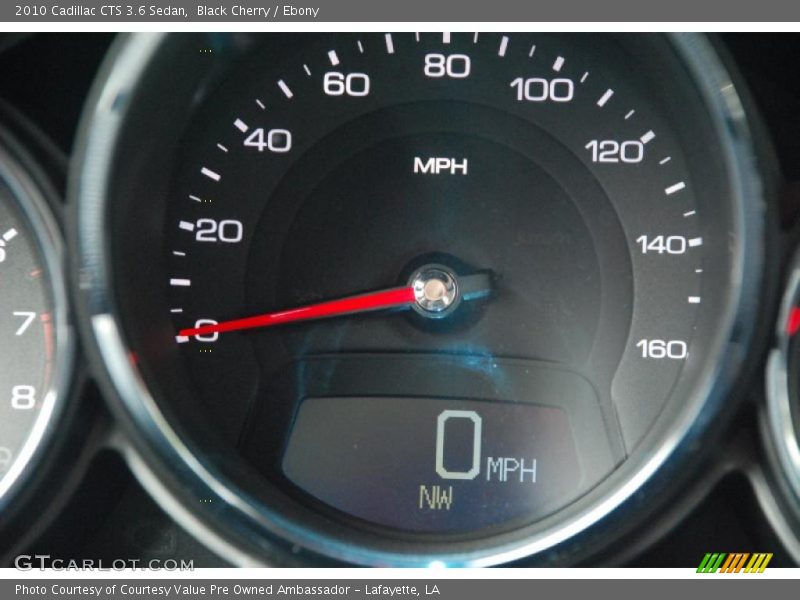 Black Cherry / Ebony 2010 Cadillac CTS 3.6 Sedan