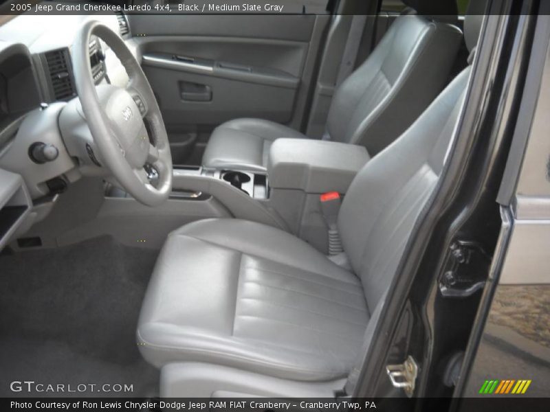 Black / Medium Slate Gray 2005 Jeep Grand Cherokee Laredo 4x4