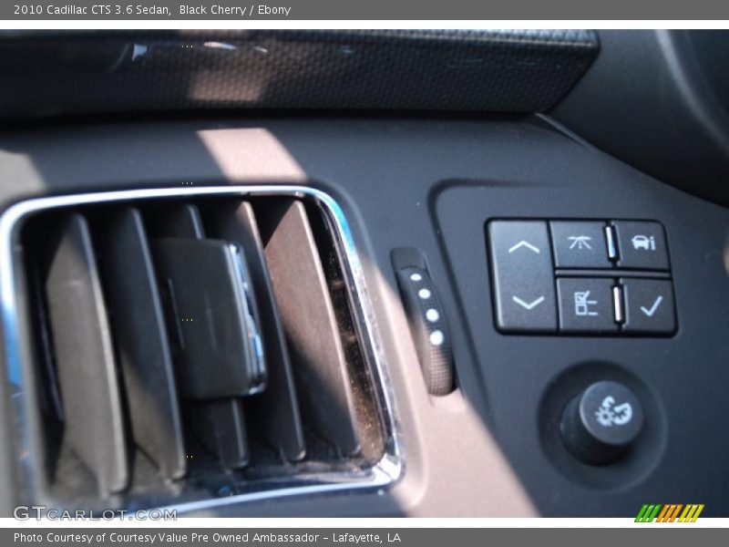 Black Cherry / Ebony 2010 Cadillac CTS 3.6 Sedan