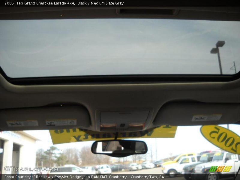 Black / Medium Slate Gray 2005 Jeep Grand Cherokee Laredo 4x4