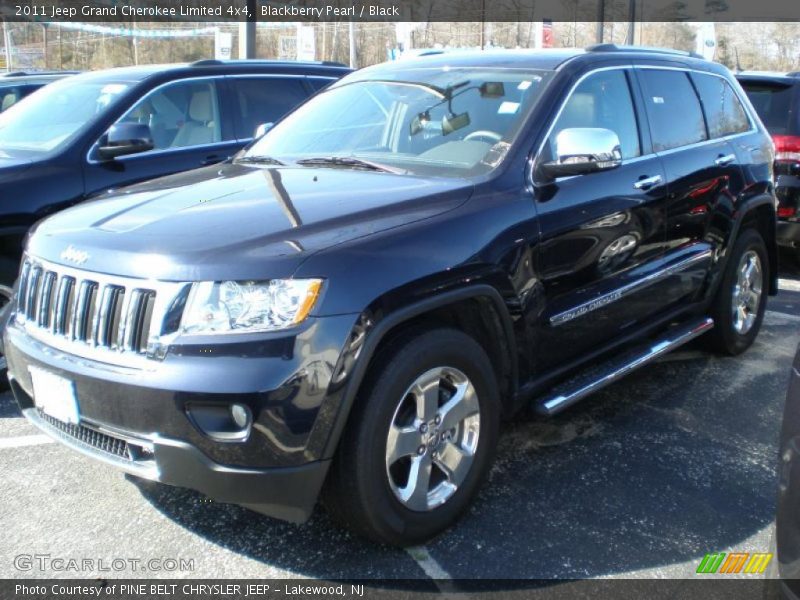 Blackberry Pearl / Black 2011 Jeep Grand Cherokee Limited 4x4