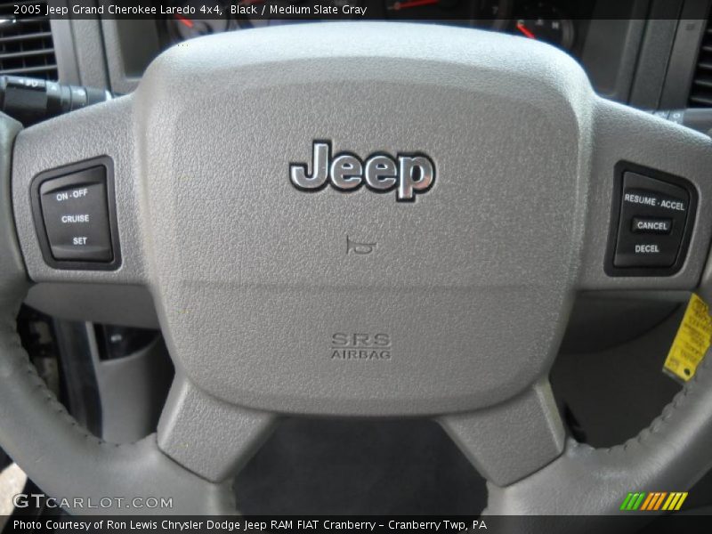 Black / Medium Slate Gray 2005 Jeep Grand Cherokee Laredo 4x4