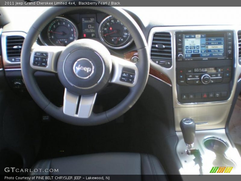 Blackberry Pearl / Black 2011 Jeep Grand Cherokee Limited 4x4