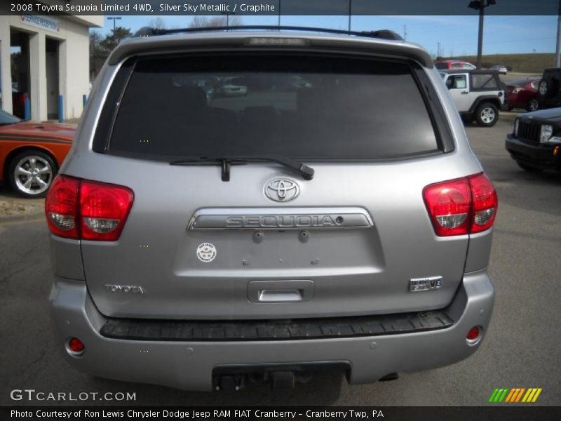 Silver Sky Metallic / Graphite 2008 Toyota Sequoia Limited 4WD
