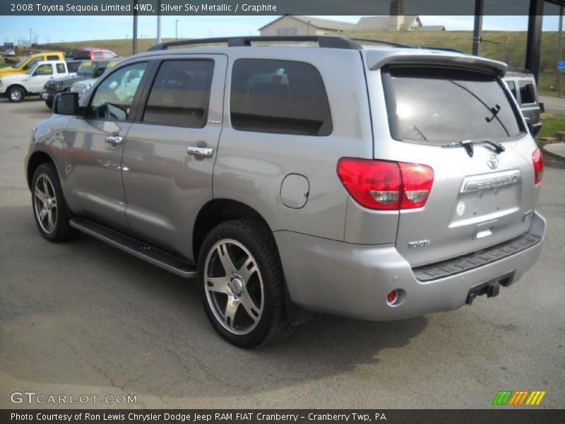 Silver Sky Metallic / Graphite 2008 Toyota Sequoia Limited 4WD