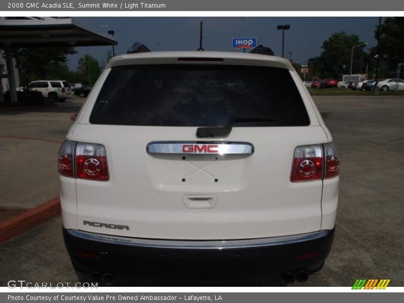 Summit White / Light Titanium 2008 GMC Acadia SLE