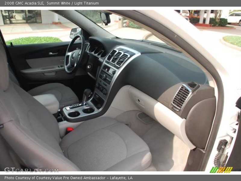 Summit White / Light Titanium 2008 GMC Acadia SLE
