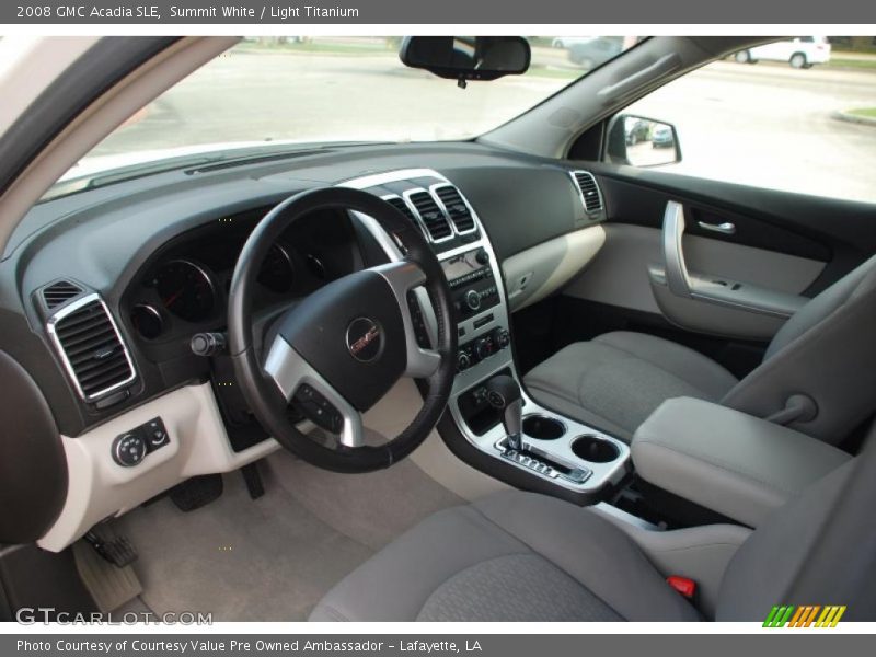 Summit White / Light Titanium 2008 GMC Acadia SLE
