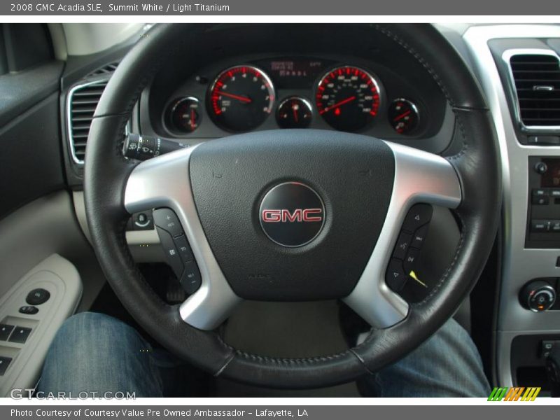 Summit White / Light Titanium 2008 GMC Acadia SLE