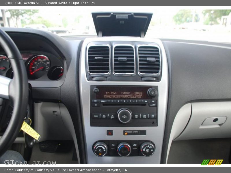 Summit White / Light Titanium 2008 GMC Acadia SLE