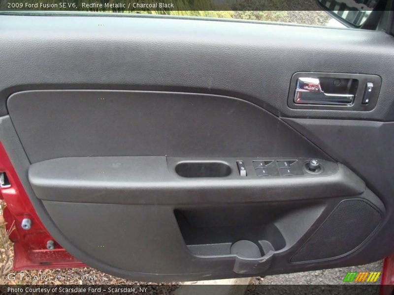 Redfire Metallic / Charcoal Black 2009 Ford Fusion SE V6