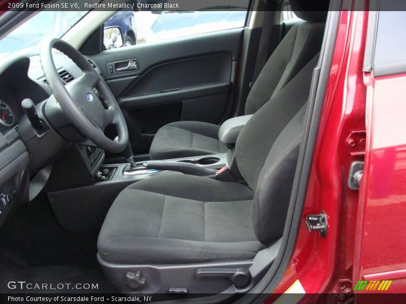 Redfire Metallic / Charcoal Black 2009 Ford Fusion SE V6