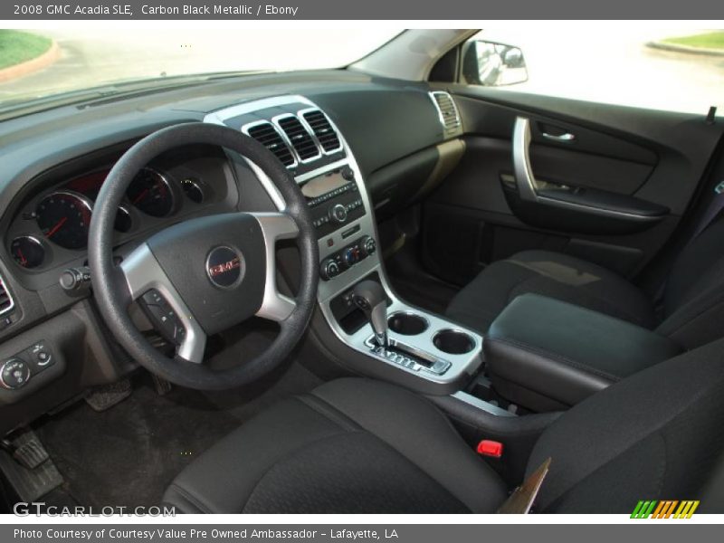 Carbon Black Metallic / Ebony 2008 GMC Acadia SLE
