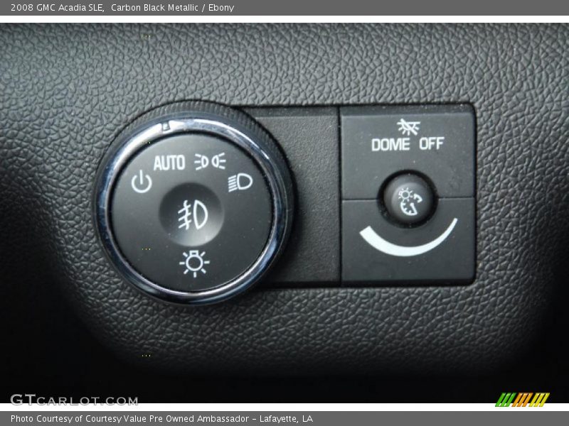 Carbon Black Metallic / Ebony 2008 GMC Acadia SLE
