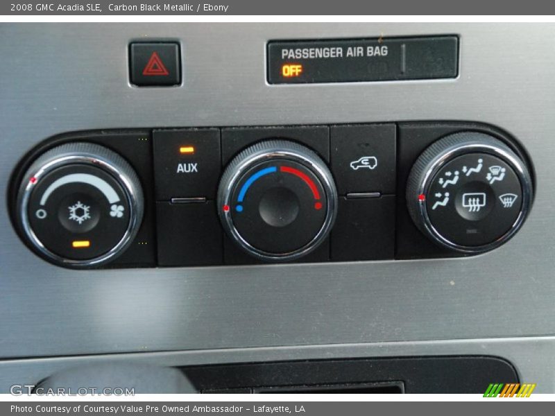 Carbon Black Metallic / Ebony 2008 GMC Acadia SLE