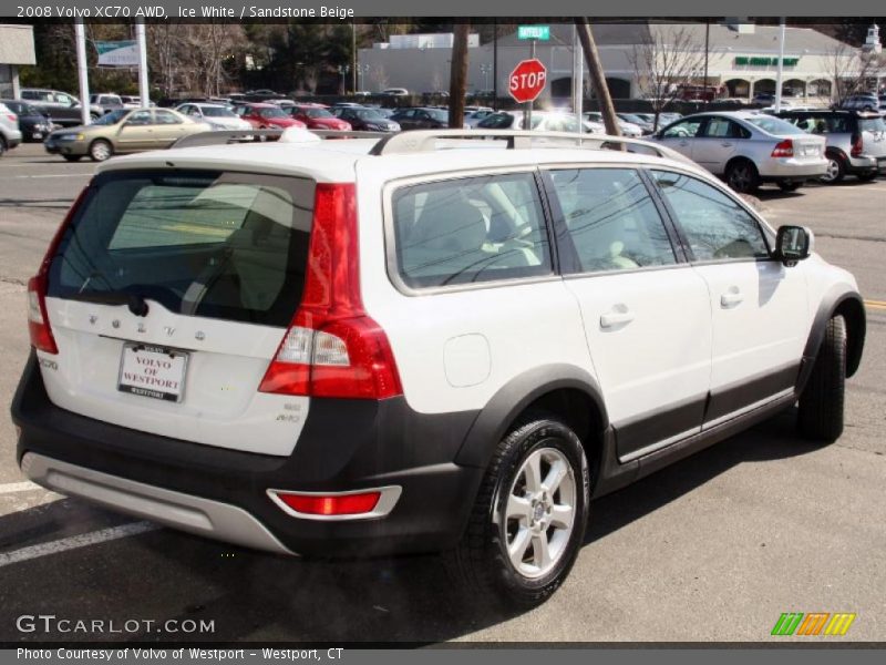 Ice White / Sandstone Beige 2008 Volvo XC70 AWD