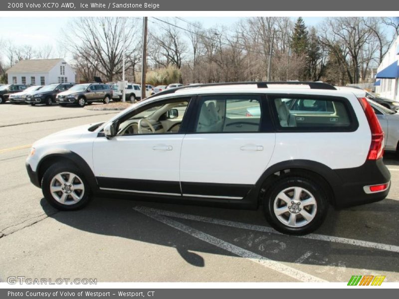 Ice White / Sandstone Beige 2008 Volvo XC70 AWD