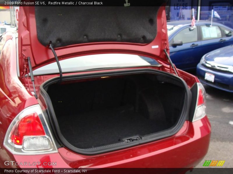 Redfire Metallic / Charcoal Black 2009 Ford Fusion SE V6