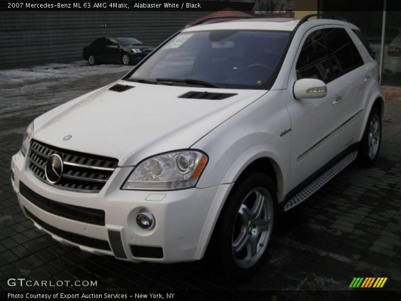 Alabaster White / Black 2007 Mercedes-Benz ML 63 AMG 4Matic