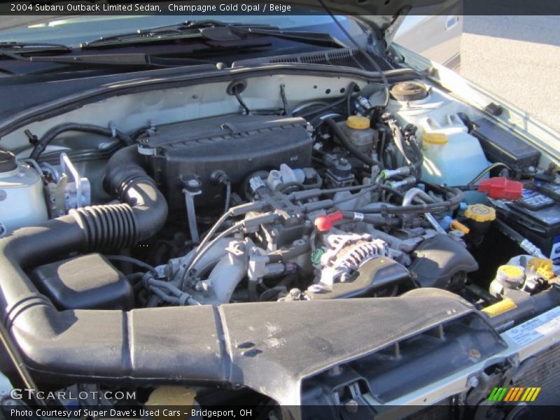 Champagne Gold Opal / Beige 2004 Subaru Outback Limited Sedan