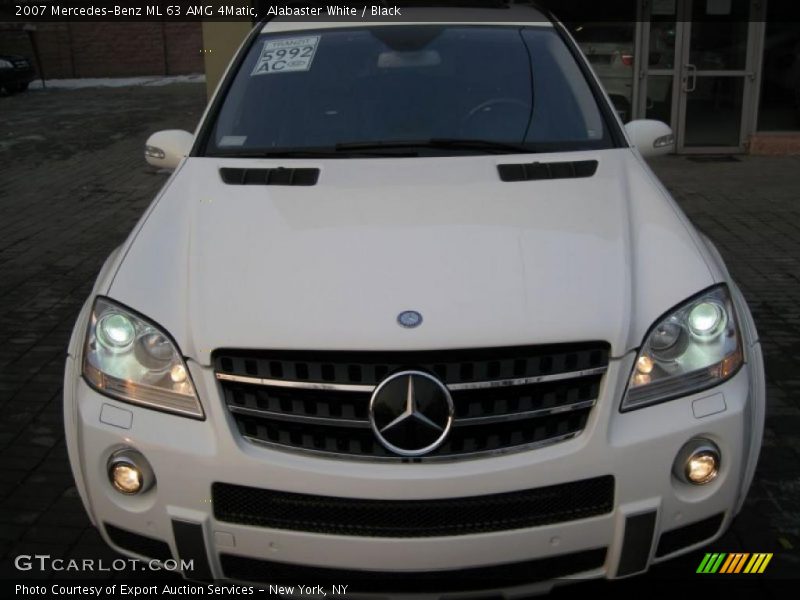 Alabaster White / Black 2007 Mercedes-Benz ML 63 AMG 4Matic