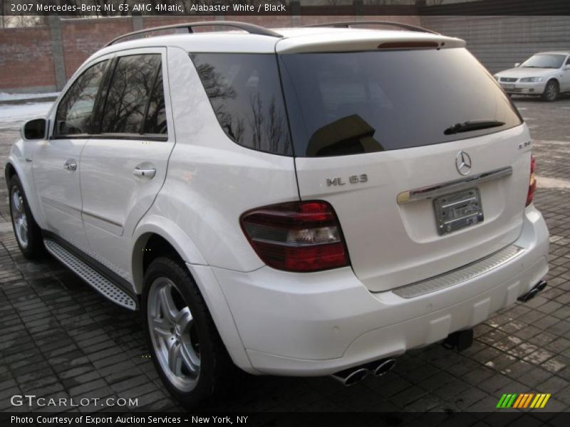 Alabaster White / Black 2007 Mercedes-Benz ML 63 AMG 4Matic