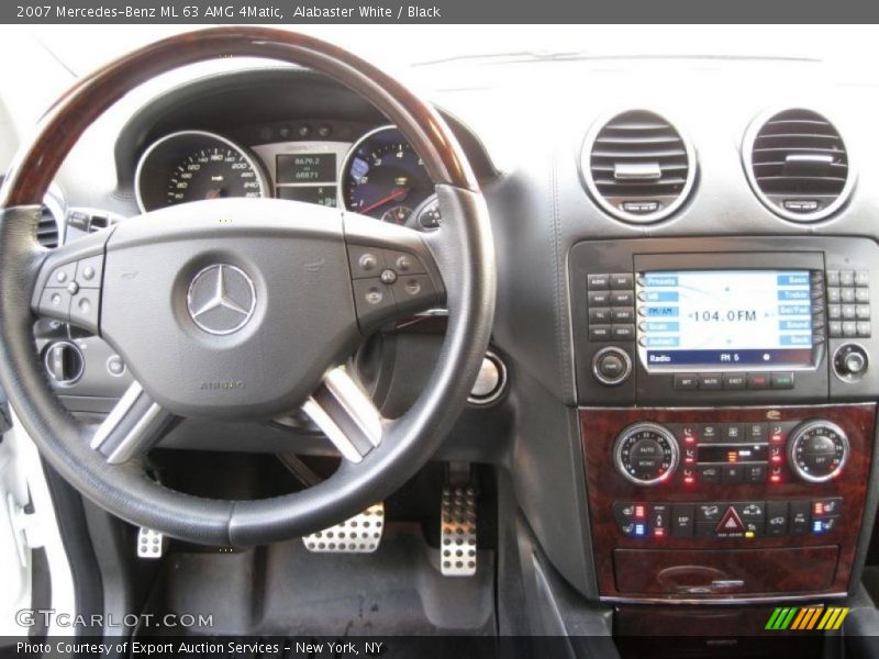 Alabaster White / Black 2007 Mercedes-Benz ML 63 AMG 4Matic