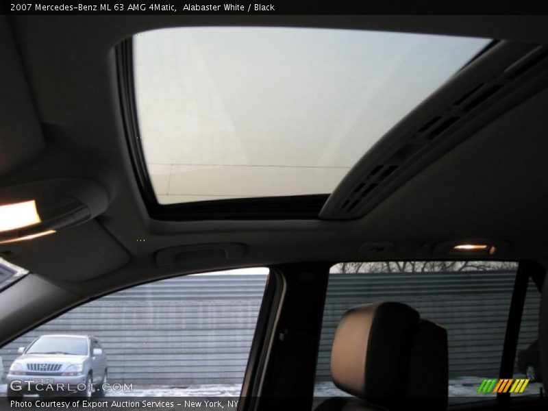Alabaster White / Black 2007 Mercedes-Benz ML 63 AMG 4Matic