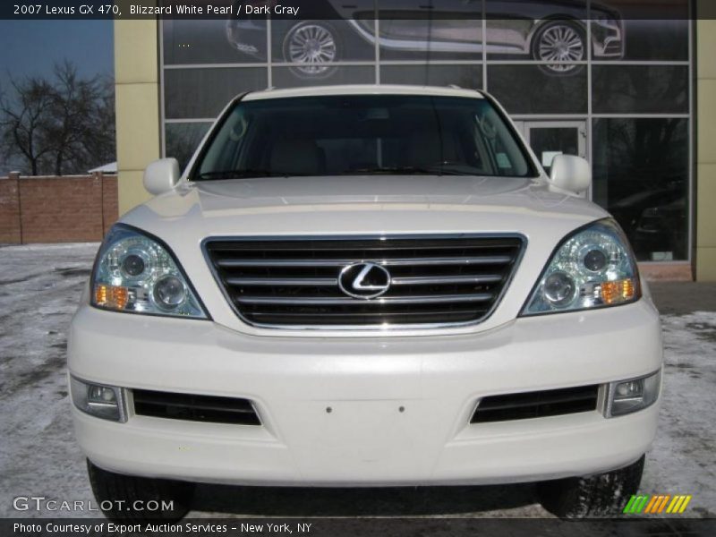Blizzard White Pearl / Dark Gray 2007 Lexus GX 470