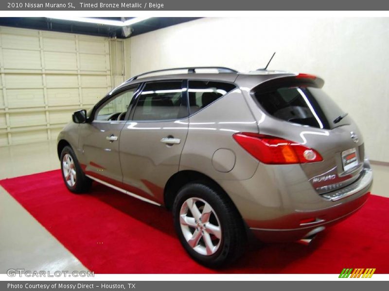 Tinted Bronze Metallic / Beige 2010 Nissan Murano SL