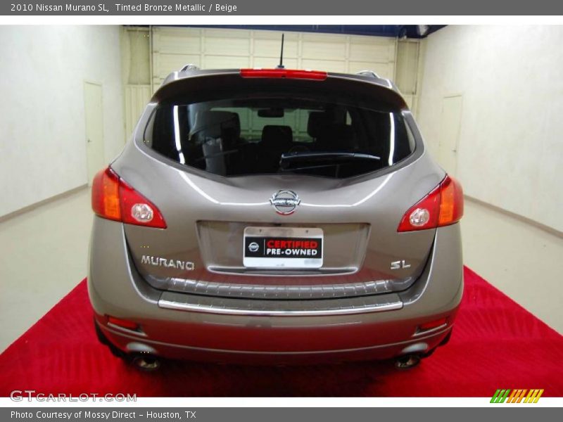 Tinted Bronze Metallic / Beige 2010 Nissan Murano SL