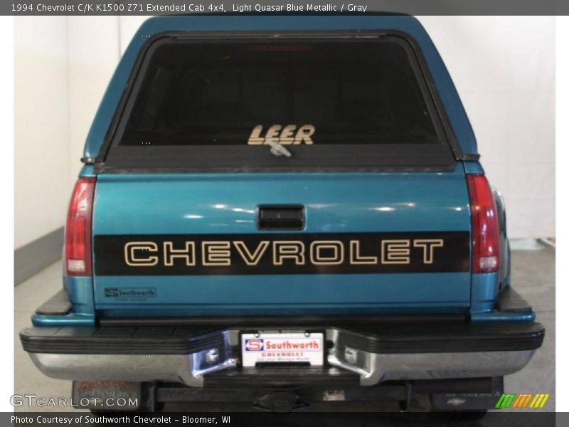 Light Quasar Blue Metallic / Gray 1994 Chevrolet C/K K1500 Z71 Extended Cab 4x4