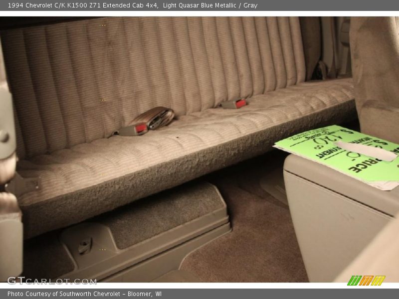 Light Quasar Blue Metallic / Gray 1994 Chevrolet C/K K1500 Z71 Extended Cab 4x4