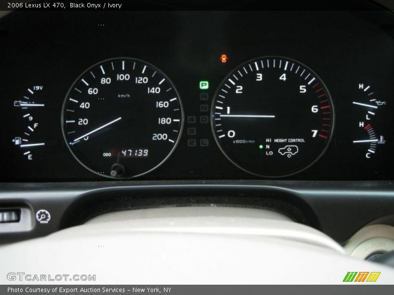  2006 LX 470 470 Gauges