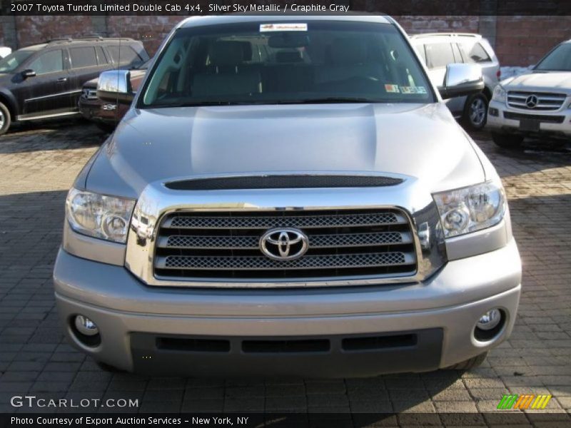 Silver Sky Metallic / Graphite Gray 2007 Toyota Tundra Limited Double Cab 4x4