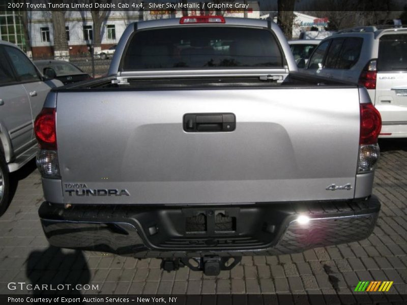 Silver Sky Metallic / Graphite Gray 2007 Toyota Tundra Limited Double Cab 4x4