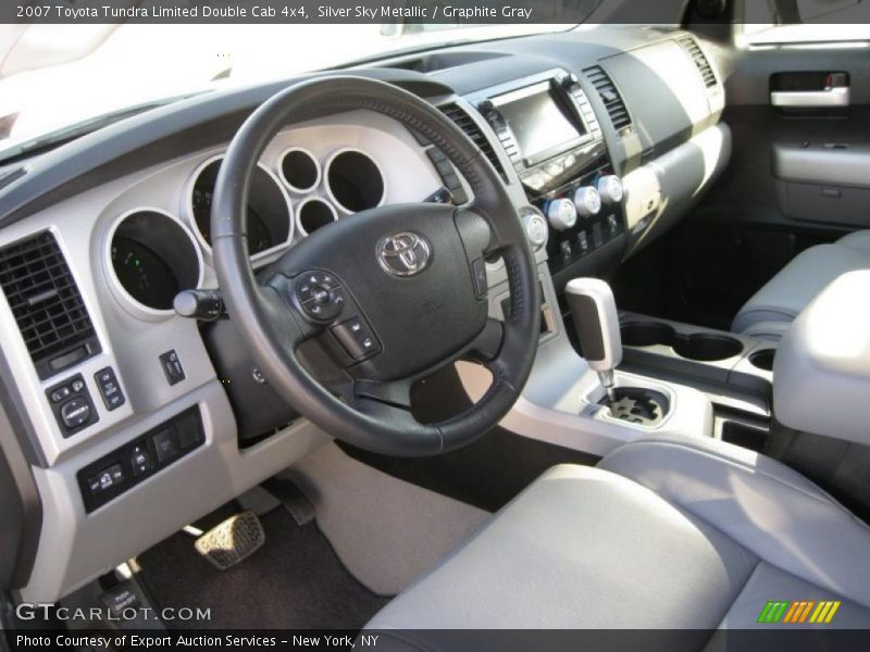 Silver Sky Metallic / Graphite Gray 2007 Toyota Tundra Limited Double Cab 4x4