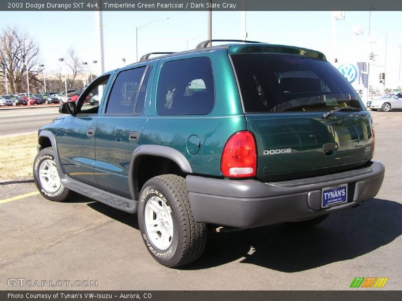 Timberline Green Pearlcoat / Dark Slate Gray 2003 Dodge Durango SXT 4x4