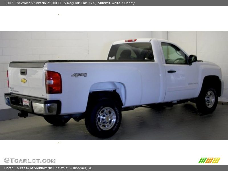 Summit White / Ebony 2007 Chevrolet Silverado 2500HD LS Regular Cab 4x4