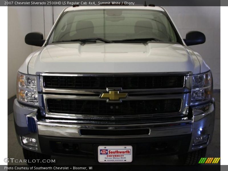 Summit White / Ebony 2007 Chevrolet Silverado 2500HD LS Regular Cab 4x4