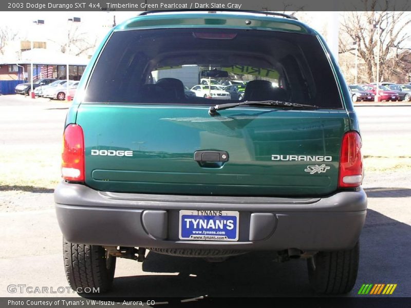 Timberline Green Pearlcoat / Dark Slate Gray 2003 Dodge Durango SXT 4x4