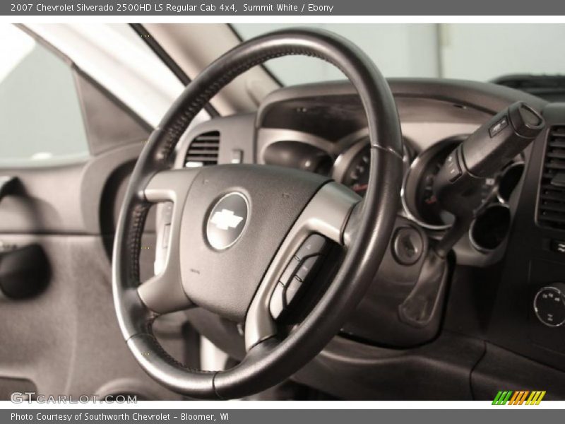 Summit White / Ebony 2007 Chevrolet Silverado 2500HD LS Regular Cab 4x4