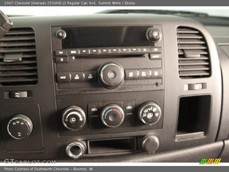 Summit White / Ebony 2007 Chevrolet Silverado 2500HD LS Regular Cab 4x4